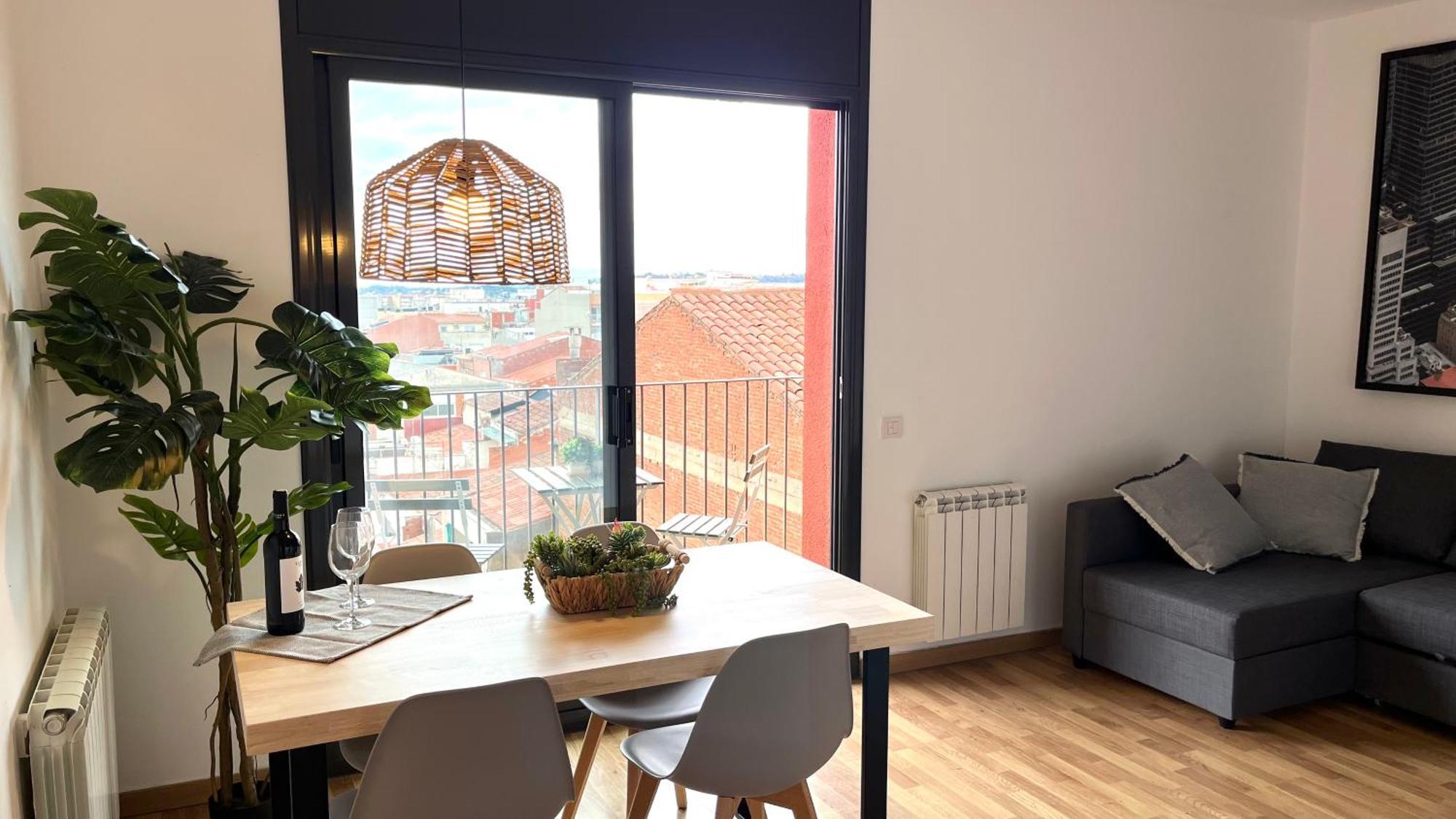 Apartamento Con Terraza By Prestigi Terrassa Exterior photo